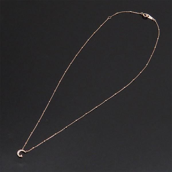 組曲（KUMIKYOKU） 送料無料 KUMIKYOKU K10PG ネックレス ダイヤモンド