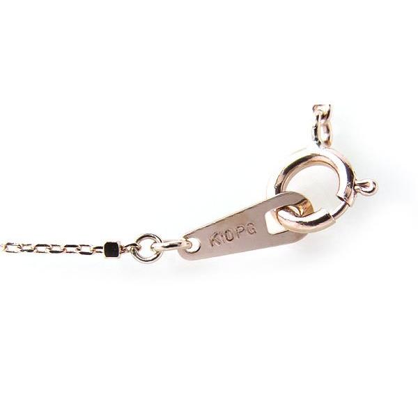 組曲 送料無料 KUMIKYOKU K10PG ネックレス ダイヤモンド