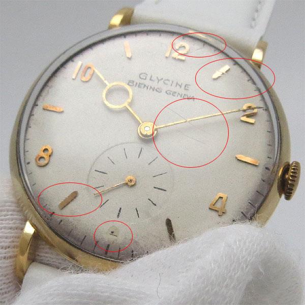 GLYCINE（グリシン） 手巻 18K ラウンド ウォッチ GLYCINE 18石 BIENNG 