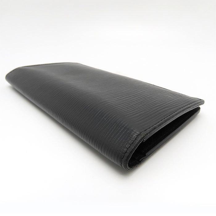 ルイヴィトン】 ポルトフォイユ・ブラザ エピ M60622 ノワール