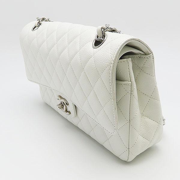 CHANEL（シャネル） 送料無料 マトラッセ25 ホワイト キャビア