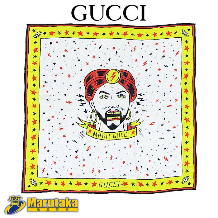 GUCCI（グッチ） 【グッチ】セルジオモラ スカーフ マジックグッチ
