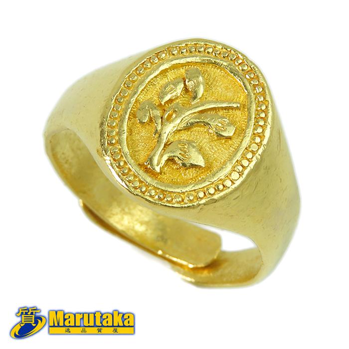 K23 リング】23金イエローゴールド フリーサイズ 指輪 約7.5g