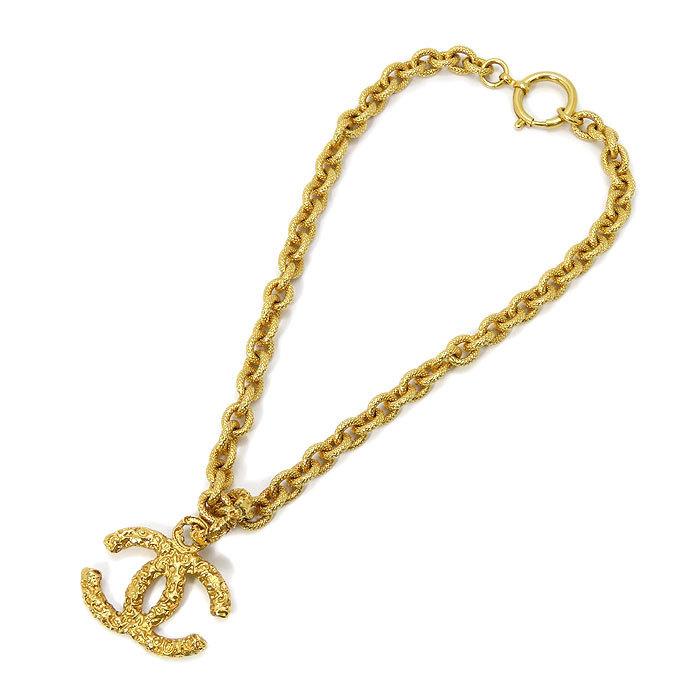 CHANEL 送料無料 シャネル ココマーク 溶岩 チェーン ネックレス CHANEL 送料無料 シャネル ココマーク 溶岩 チェーン ネックレス
