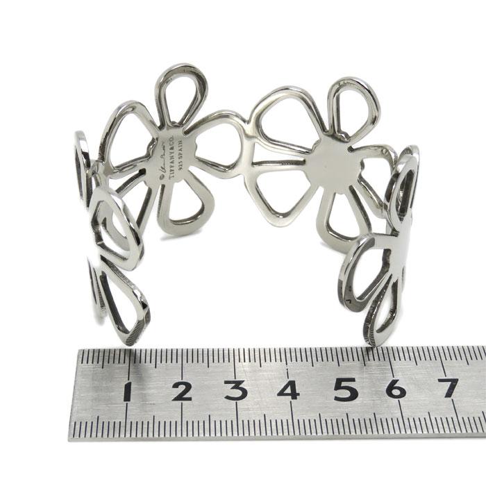 TIFFANY&Co. 送料無料 ティファニー フラワー バングル SV925