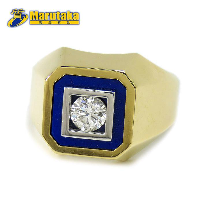 K18 pt プラチナ　ダイヤモンドデザインリング　16号サイズ　8g 送料無料 K18 Pt メンズ リング 0.41ct ダイヤモンド 16号