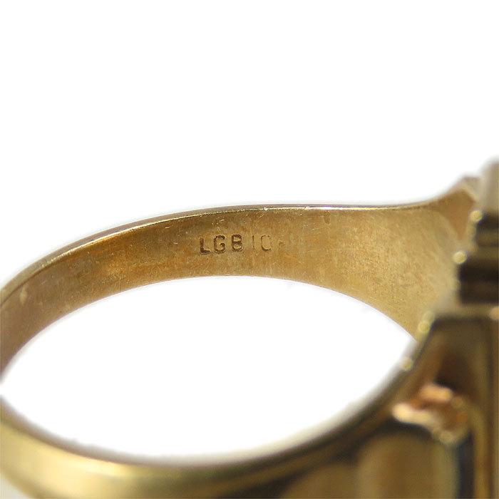 送料無料 LGB社製 カレッジリング 16号 10K ビンテージ 1961's College