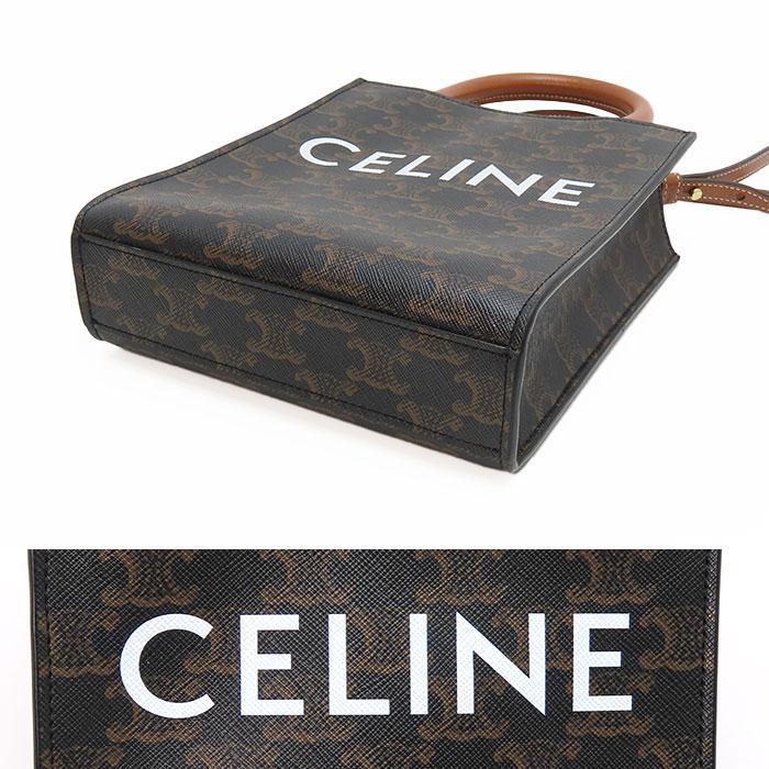CELINE ミニバーティカルトリオンフキャンバス CELINE セリーヌ トリオンフ バッグ ミニ バーティカルカバ