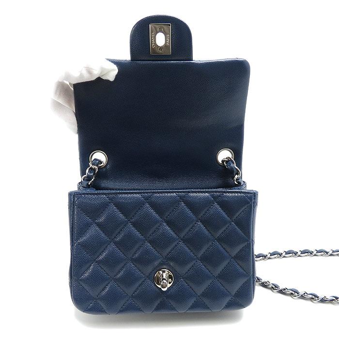 CHANEL（シャネル） 送料無料 ミニマトラッセ キャビアスキン チェーン