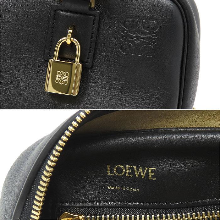 LOEWE 送料無料 ロエベ アマソナ23 ブラック カーフ A039N07X01