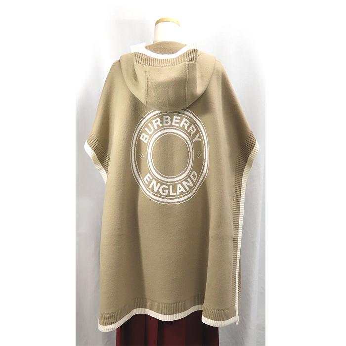 BURBERRY フード付きポンチョ ベージュ BURBERRY フード付きポンチョ ベージュ