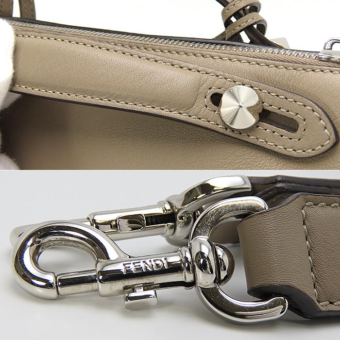 FENDIフェンディ　半円型 2Wayハンドバッグ ストラップ　袋付き　【6】 FENDI（フェンディ） 送料無料 バイザウェイ ミディアム 8BL146 2WAY