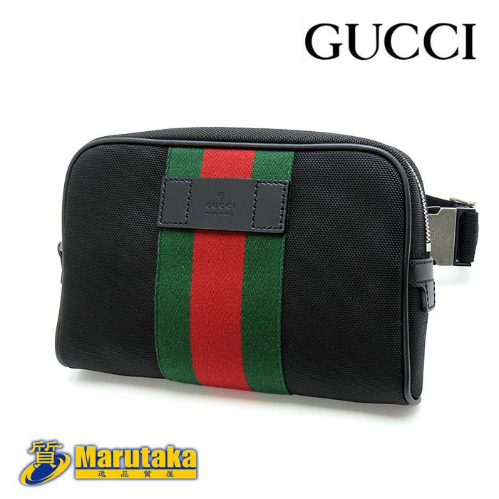 GUCCI（グッチ） 【グッチ】GUCCI テクノキャンバス ベルトバッグ【未