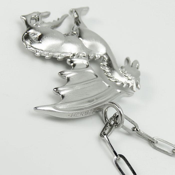 【新品未使用】国内購入Hermes タリスマン ドラゴン エール ネックレス HERMES 【エルメス】ネックレス タリスマン ドラゴン シルバー