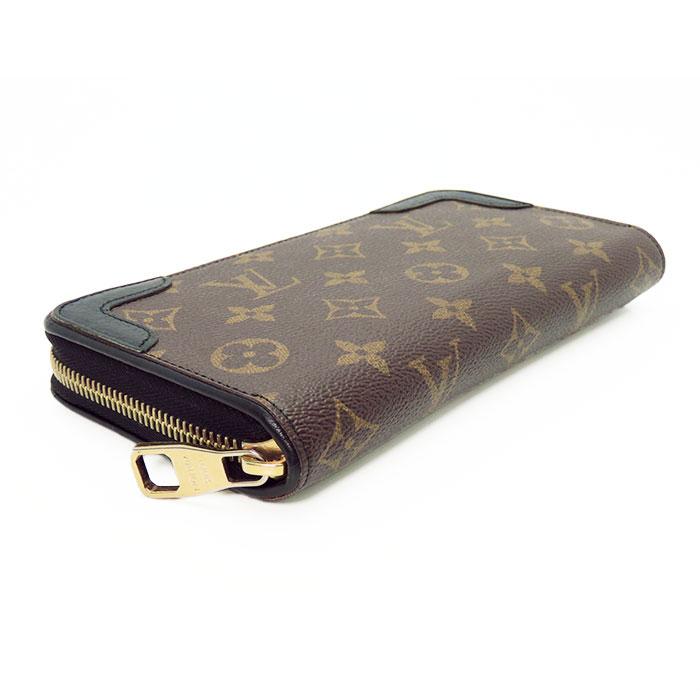 美品 ルイヴィトン M61855 モノグラム ジッピーウォレット レティーロ 茶 LOUIS VUITTON - 美品 ルイヴィトン M61855 モノグラム ジッピー