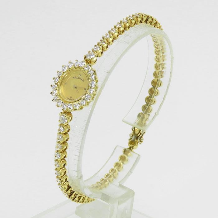 ウォルサムWALTHAM Classic ゴールド レディース腕時計 WALTHAM 【ウォルサム】レディースウォッチ 263 93270.65 750