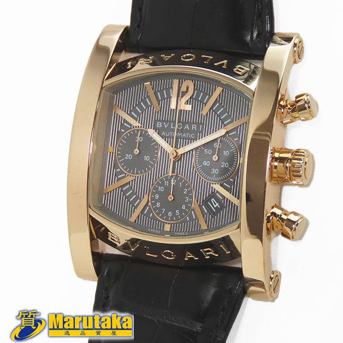 BVLGARI ブルガリ　時計　アショーマ ブルガリ アショーマ クロノグラフ AA44SCH ブルーグレー メンズ 時計