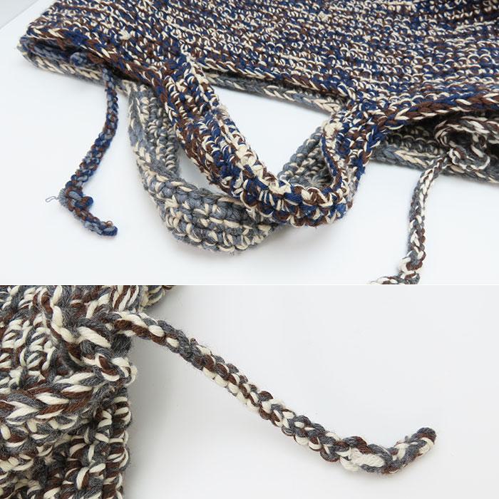 送料無料 DANIELA GREGIS ダニエラグレジス 裂き編み ニット トート