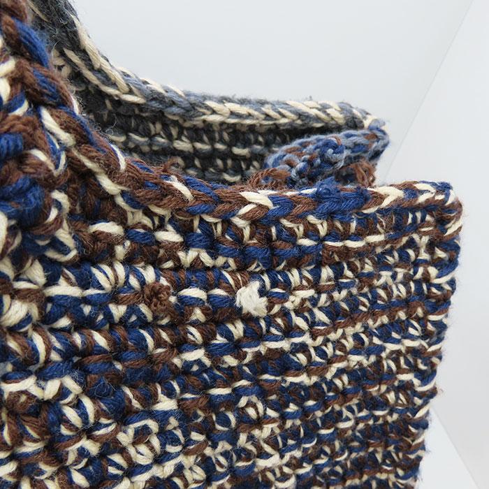 送料無料 DANIELA GREGIS ダニエラグレジス 裂き編み ニット トート