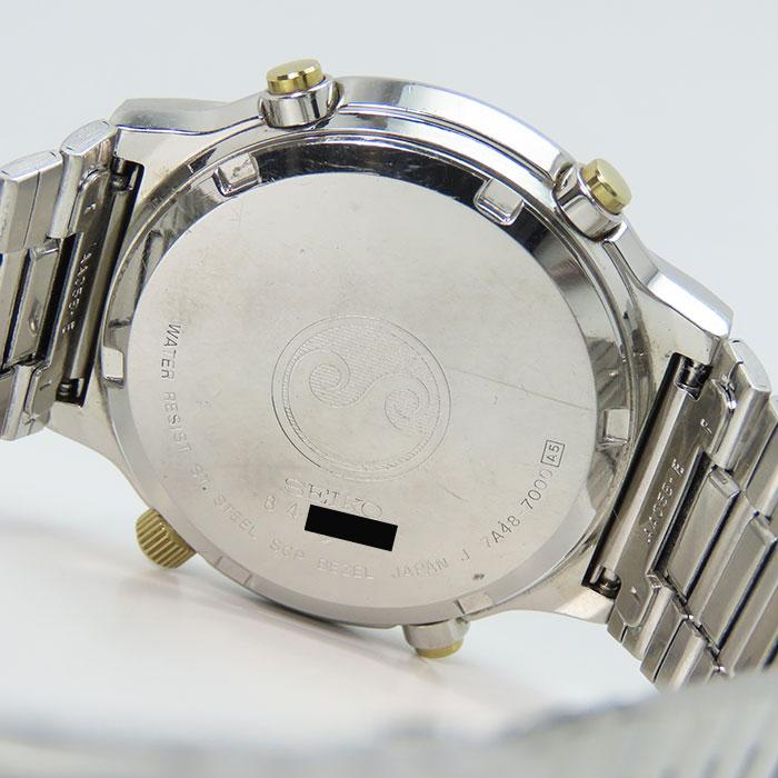 SEIKO（セイコー） 送料無料 クルージング ムーンフェイズ クロノ