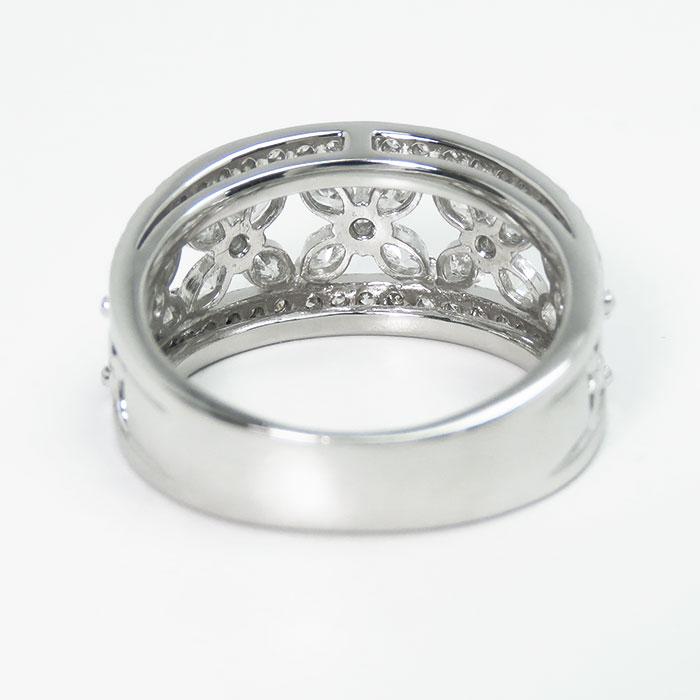 と*ん様 プラチナダイヤモンドリング　ヴィンテージ　鑑別書、ケース付き ダイヤモンド プラチナリング(4月誕生石/鑑別書付き)《14DB0103