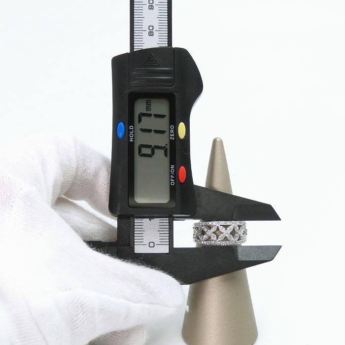 プラチナ　ダイヤモンド リング 12号 Pt900】 ダイヤモンド リング 12号 指輪 宝石 鑑別書付 透かし