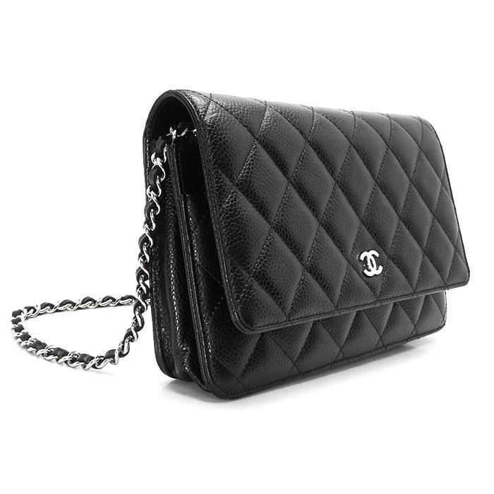 CHANEL（シャネル） 【シャネル】チェーンウォレット キャビアスキン