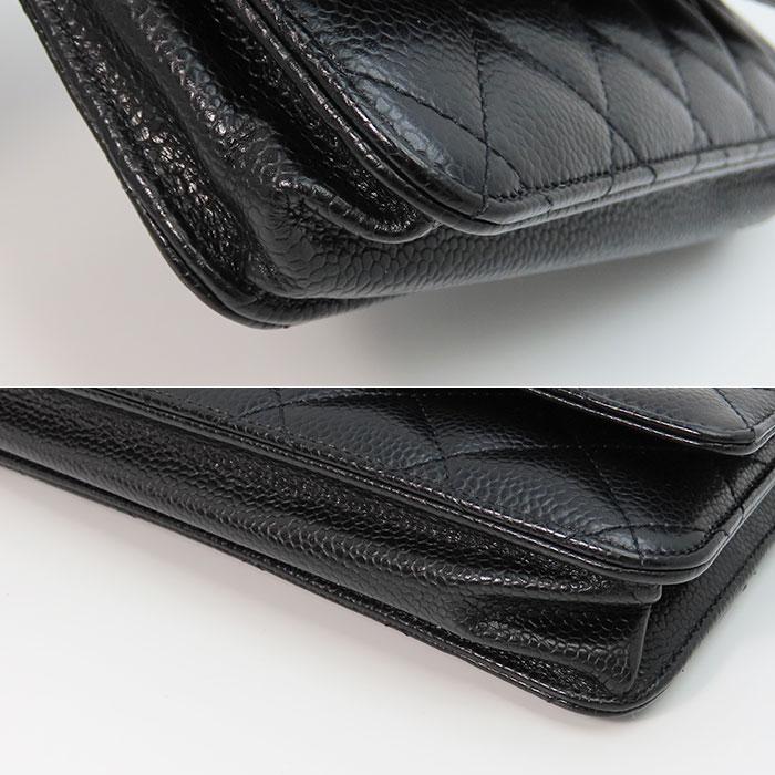 CHANEL（シャネル） 【シャネル】チェーンウォレット キャビアスキン