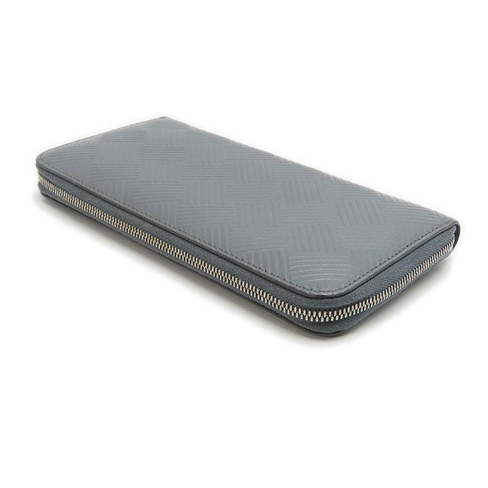 BOTTEGA VENETA 送料無料 ボッテガヴェネタ 長財布 レザー グレー