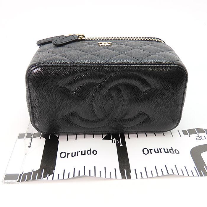 シリアル番号ありCHANEL キャビアスキン バニティバッグ CHANEL（シャネル） 【シャネル】バニティ チェーンショルダーバッグ