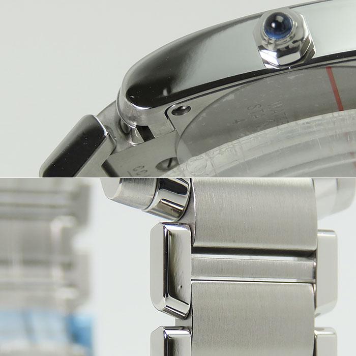 カルティエ Cartier 時計 レディース ブランド タンクフランセーズ SM アジア限定 クオーツ QZ ステンレス SS W51026Q3 シルバー ブラック 磨き済み 【中古】 TANK（Cartier） 【カルティエ】タンクフランセーズSM アジア限定