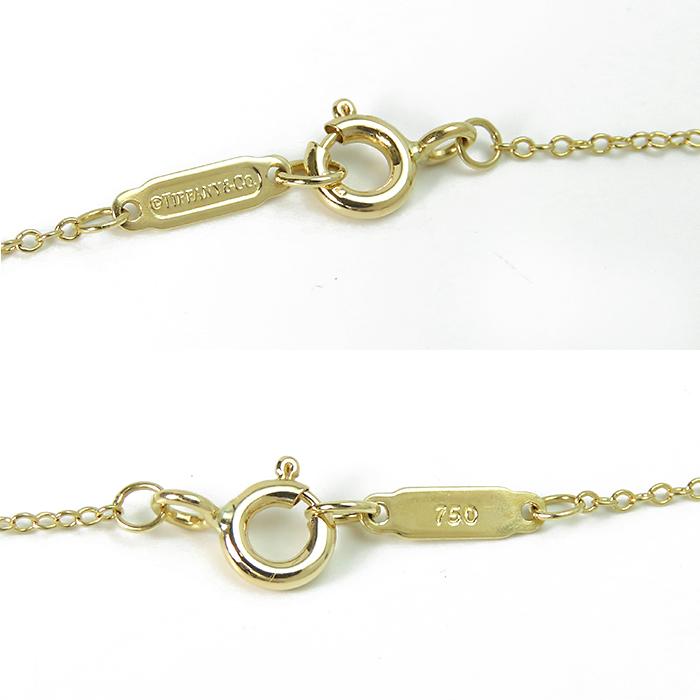ティファニー 750 K18 チェーン ネックレス ゴールド Tiffany 1837 【ティファニー】750 K18イエローゴールド サークル