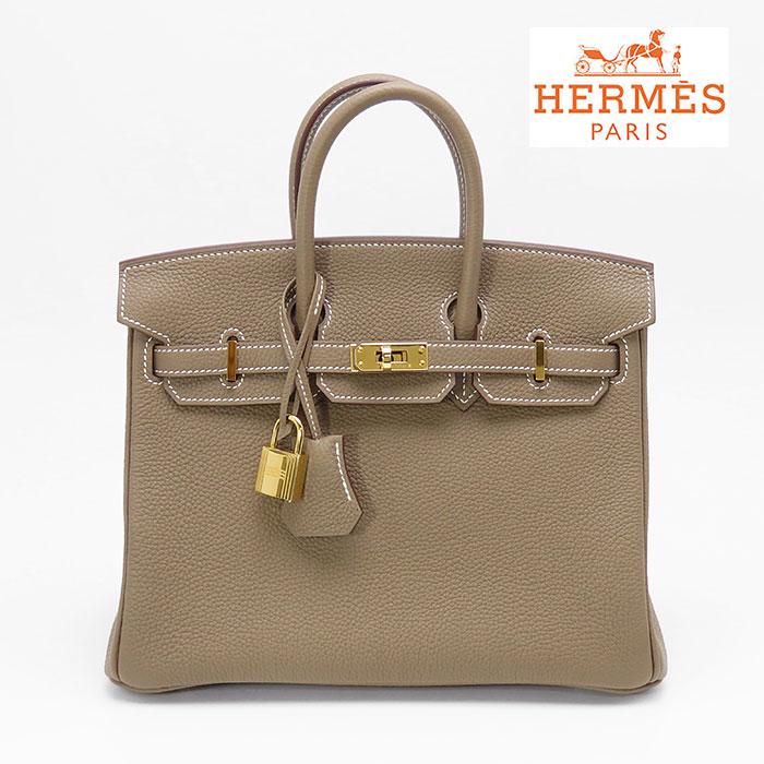 HERMES（エルメス） 【エルメス】バーキン25 エトゥープ トゴ ゴールド 