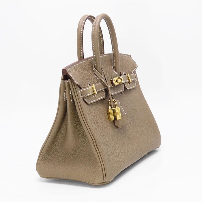 HERMES（エルメス） 【エルメス】バーキン25 エトゥープ トゴ ゴールド