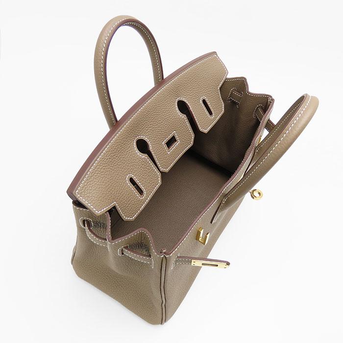 HERMES（エルメス） 【エルメス】バーキン25 エトゥープ トゴ ゴールド