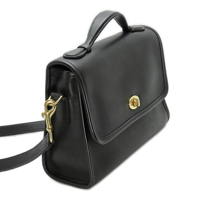 COACH（コーチ） 【オールドコーチ 2WAYバッグ】9870 レザー ブラック