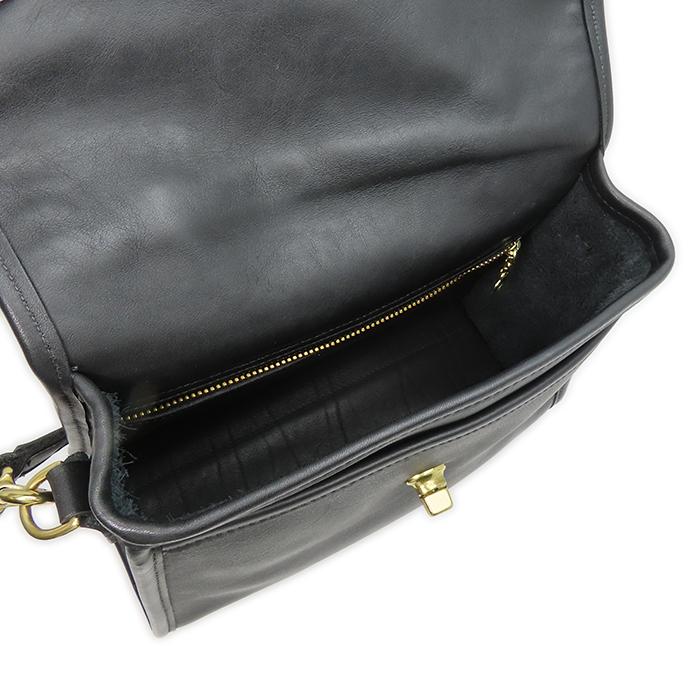 COACHオールドコーチ 2WAY ハンドバッグ レザー 黒9870 COACH（コーチ） 【オールドコーチ 2WAYバッグ】9870 レザー ブラック