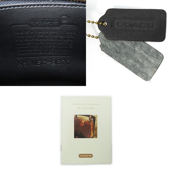 COACH（コーチ） 【オールドコーチ 2WAYバッグ】9870 レザー ブラック