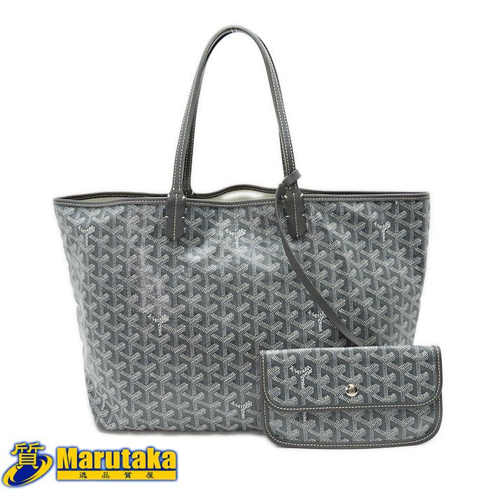 GOYARD ゴヤール サン・ルイPM サンルイ バッグ グレー 美品 GOYARD（ゴヤール） 【ゴヤール サンルイPM】グレー トートバッグ