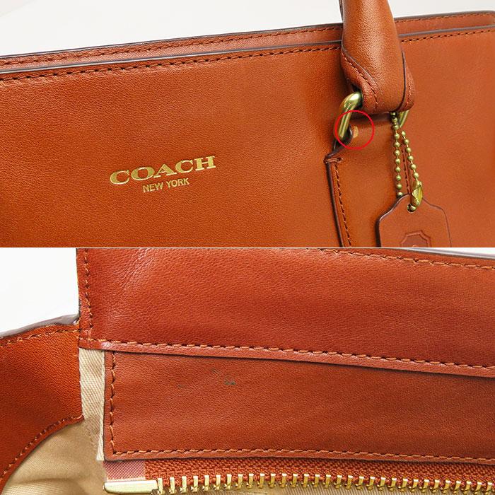 極美品 コーチ キャリッジ レキシー バックパック ビジネスバッグ レザー 茶 COACH（コーチ）の「チャーター バックパック 24・シグネチャー