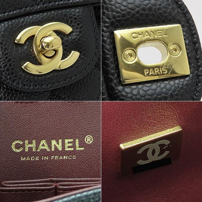 【未使用に近い】シャネル CHANEL マトラッセ キャビアスキン ランダム番 CHANEL - 【未使用に近い】シャネル CHANEL マトラッセ キャビアスキン