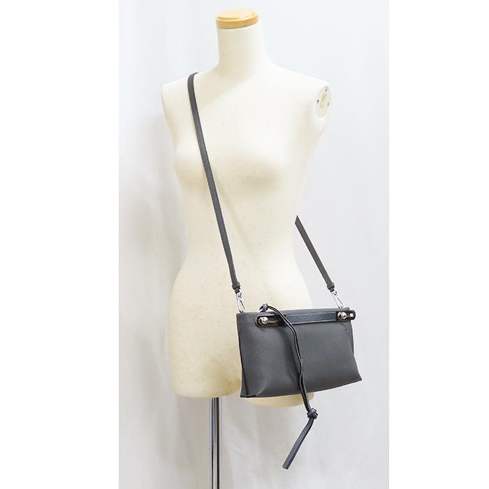 ミッシー 【ロエベ】ミッシースモール グレー 美品 ショルダー ハンド