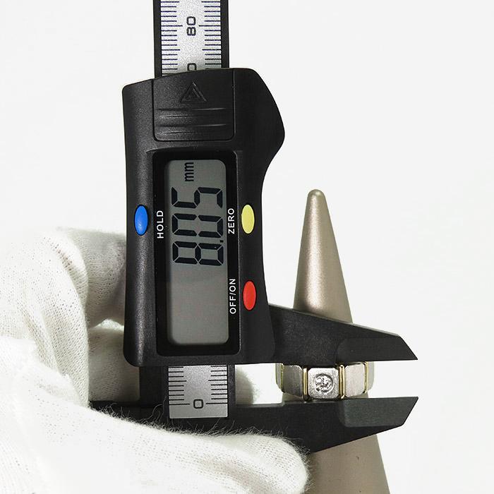 Pt900/K18 コンビ メンズ リング】17号 0.16ctダイヤモンド プラチナ