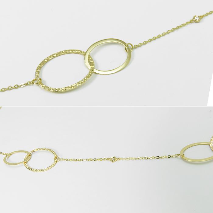K18 ダイヤモンド ネックレス】ステーション 約78cm ロング ネックレス 
