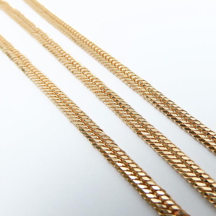 【18金12面トリプル 約7,1g❗】喜平 46cm ❇新品未使用❇最安値❕ K18 喜平 ネックレス 】12面 トリプル 18金 46cm 約11.2g YG イエロー