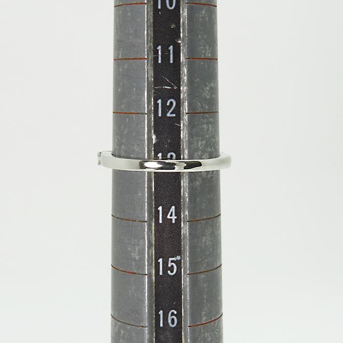 Pt900 0.45ctダイヤモンド リング】約3.1g 13号ハーフエタニティ