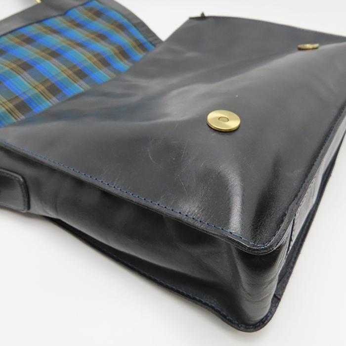 VALISE 】バリス ショルダーバッグ レザー the British Bag 牛革 黒
