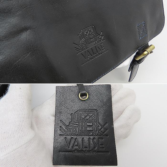VALISE 】バリス ショルダーバッグ レザー the British Bag 牛革 黒