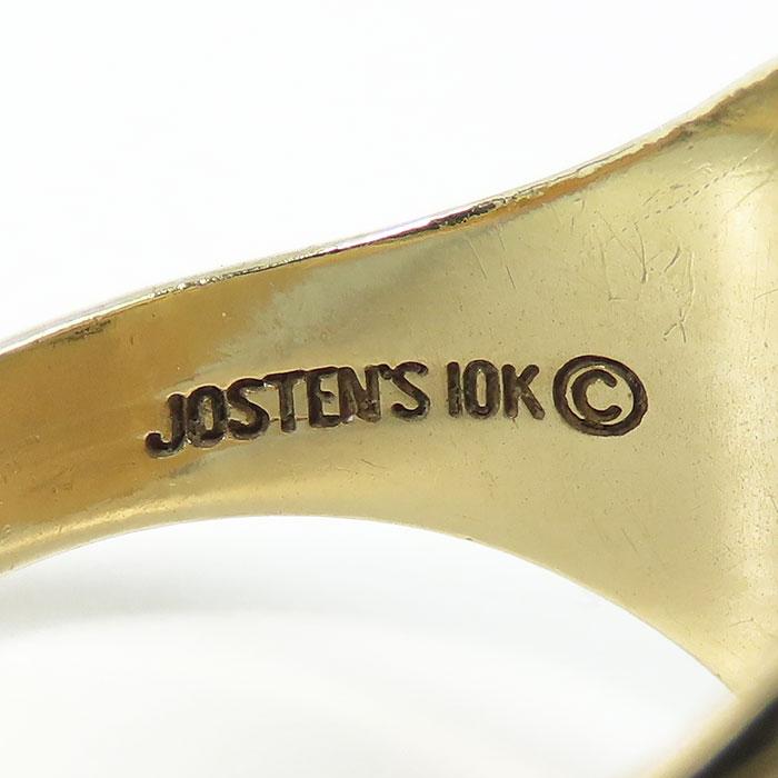 カレッジリング】JOSTENS ジャスティンズ社製 17号 10K パープルピンク