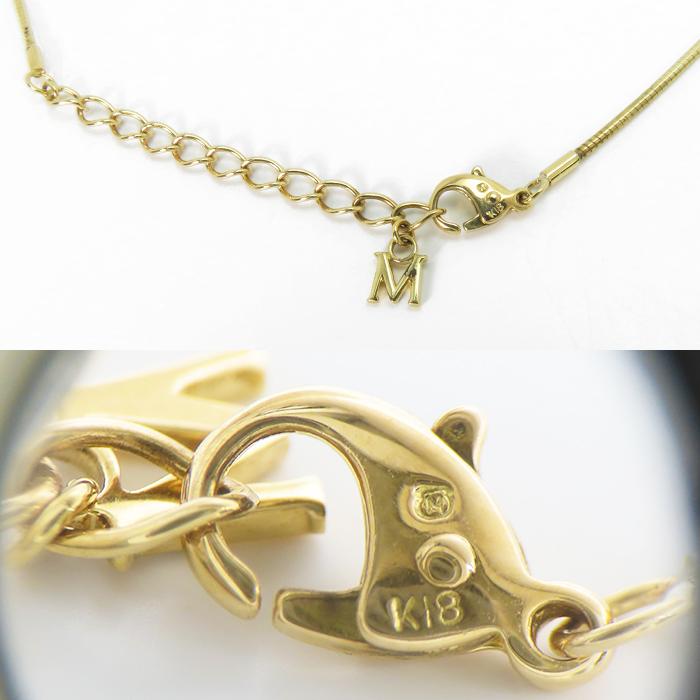 MIKIMOTO（ミキモト） 【ミキモト K18 パール ネックレス】アコヤ真珠